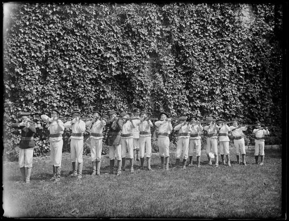 BK 134 Group of Boys With Rifles