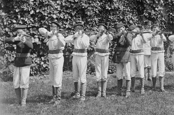 BK 134B Group of Boys With Rifles