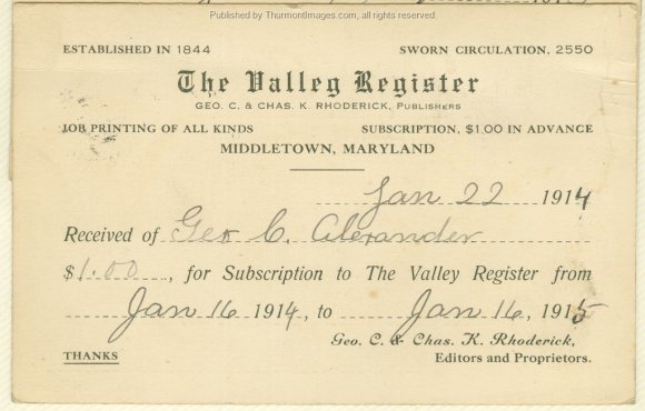 Middletown Valley Register 002A SB