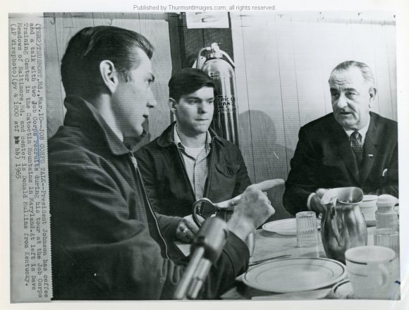 Camp David 03-10-1965 Johnson Peace Corps JAK 001