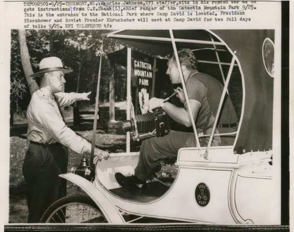 Camp David 9-25-1959 Chief Ranger Shank-Reporter JAK 001