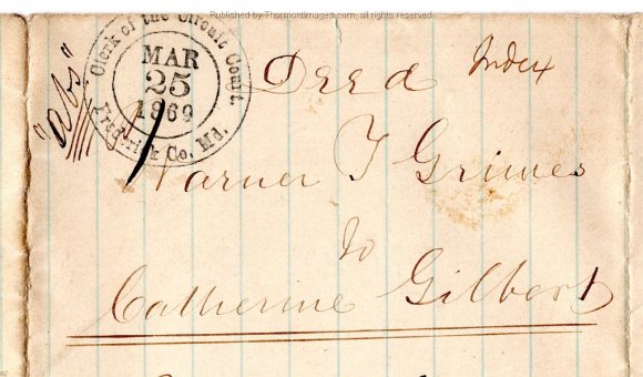 Gilbert Deed From Warner Grimes 1869-02-24 002C BZ