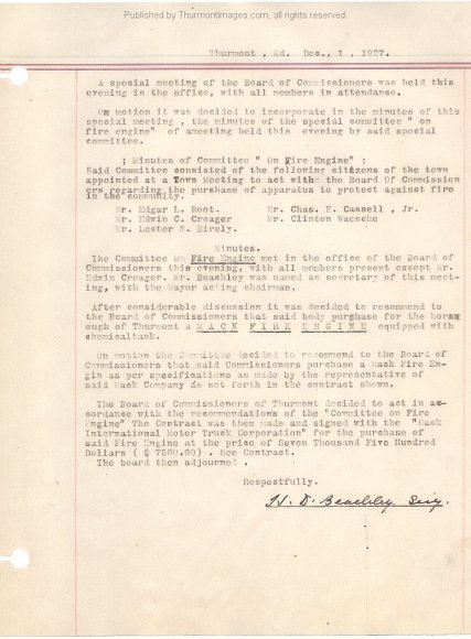 Thurmont_Minutes_1927-12-01_Fire_Truck_001