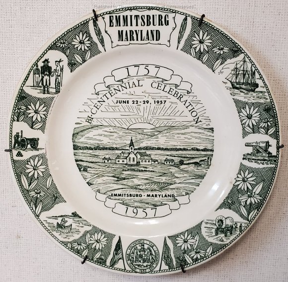Emmitsburg Bi-Centenial Plate JAK 001A
