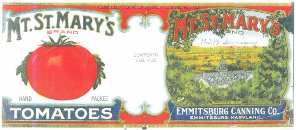Emmitsburg Canning Label 001A JAK
