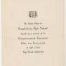Emmitsburg High School 1923 Graduation Invitation JAK 002