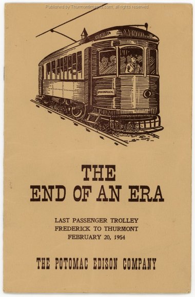 HFRR Last Trolley Booklet 02-20-1954 001 JAK