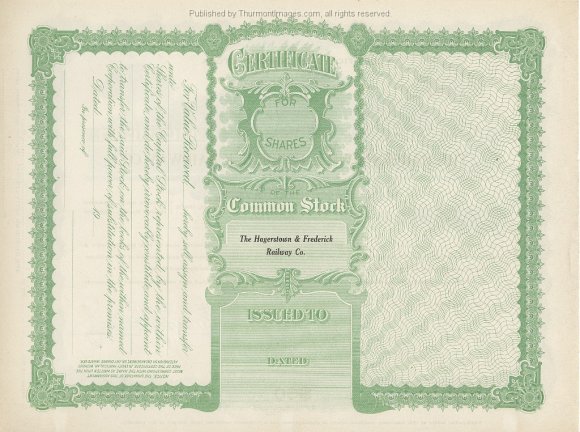 HFRR Stock Certificate 001B JAK