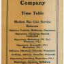 TBRTC Time Table 1925 JAK 001A