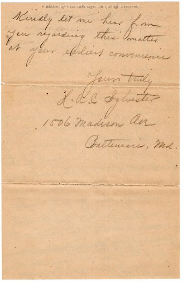 1919-06-23 Sylvester Letter to Waesche HACS 001D JAK