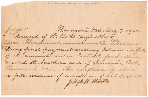 1920-08-07 Weddle Final Receipt HACS 001 JAK