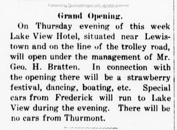 Lake View 1912-06-06 Clarion Lake View Opening