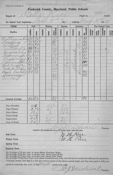 Report Card 002 RuthP