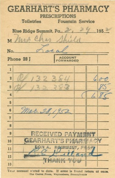 Gearhart's Pharmacy 001 SB
