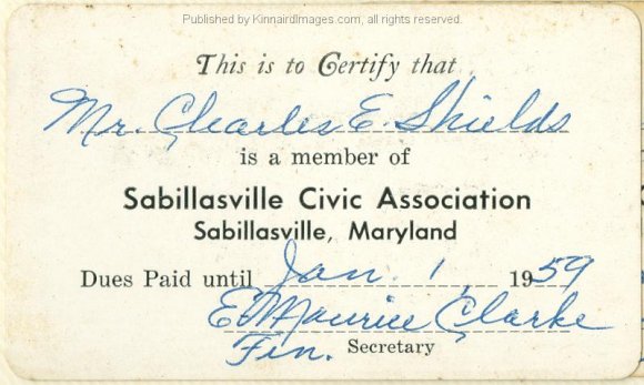Sabillasville Civic Association 001 SB