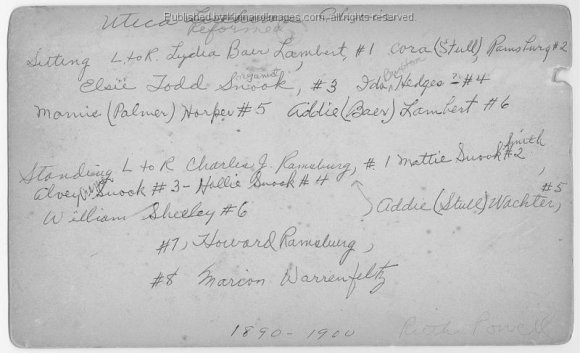 Utica Reformed Church Choir 1890-1900 001B RuthP