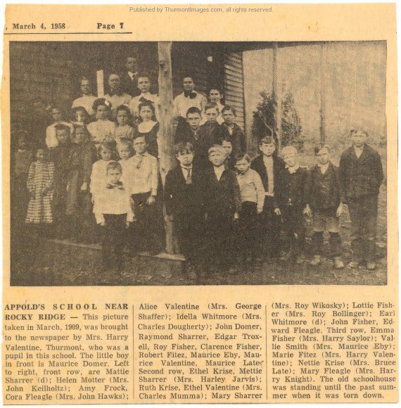 Appolds School 1909