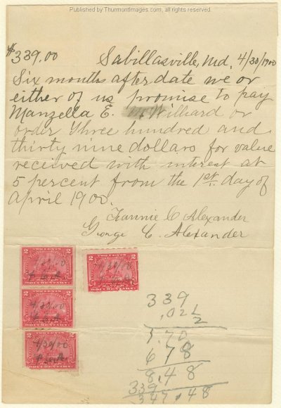 Alexander Loan Note 001 SB