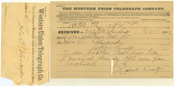 Alexander Telegraph 1892 001 SB