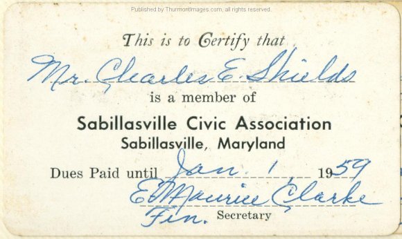 Sabillasville Civic Association 001 SB
