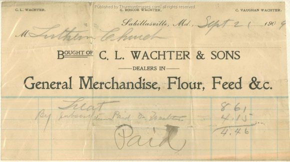 Wachter and Sons 001 SB