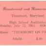 1951 Bicentennial Movie Ticket 001 THS