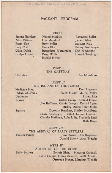 1951 Bicentennial Pageant Program RLill 001B