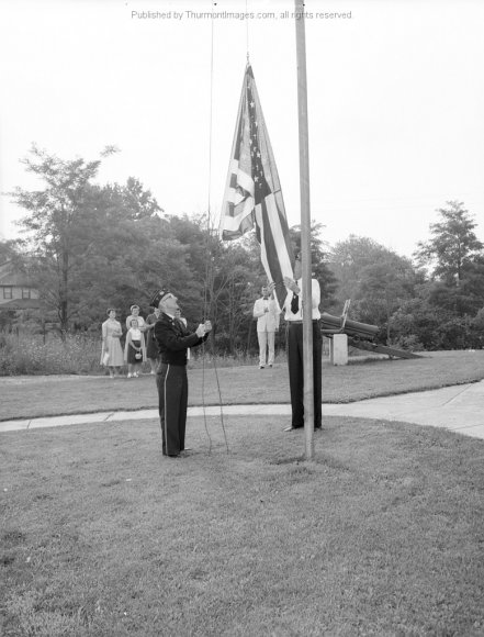 American Legion Flag Raising 1960 001A JAK