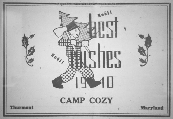 Christmas Greetings 1940 007 Camp Cozy