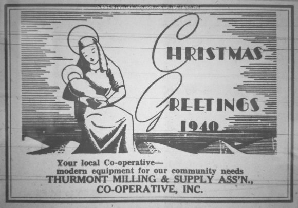 Christmas Greetings 1940 010 Thurmont Milling