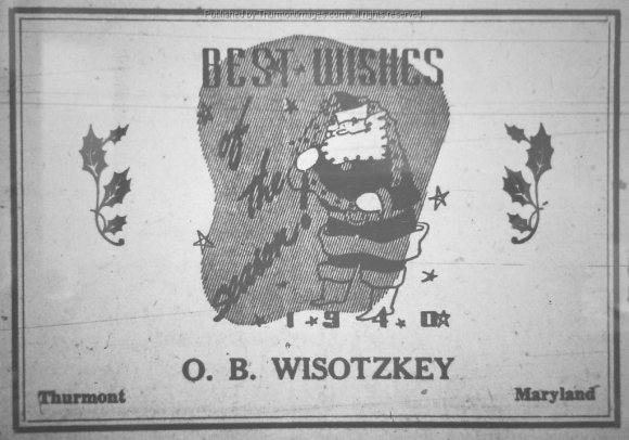 Christmas Greetings 1940 011 Wisotzkey