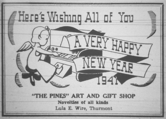 Christmas Greetings 1940 019 Pines Art Gifts
