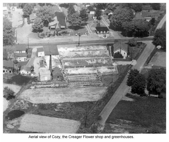 Creager Flower Shop Aerial View 001