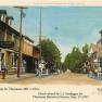 East Main Street Sandagger Tinted Postcard Scene JAK 001