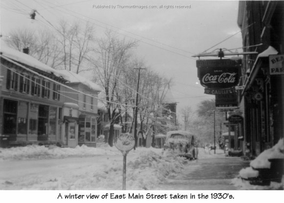 East Main Street, Winter 1930's