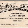 Eyler Thurmont Lunch Room Business Card 001A SueC