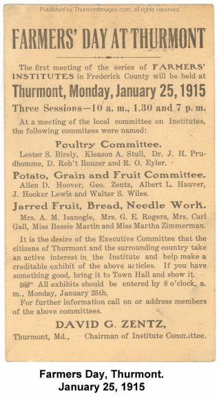 Farmers Day 1915 Ad