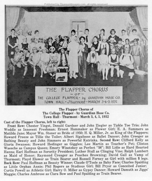 Flapper Chorus 1932