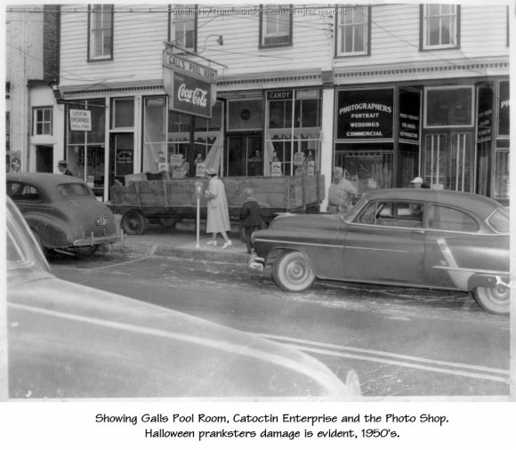 Gall's Pool Room 1950's