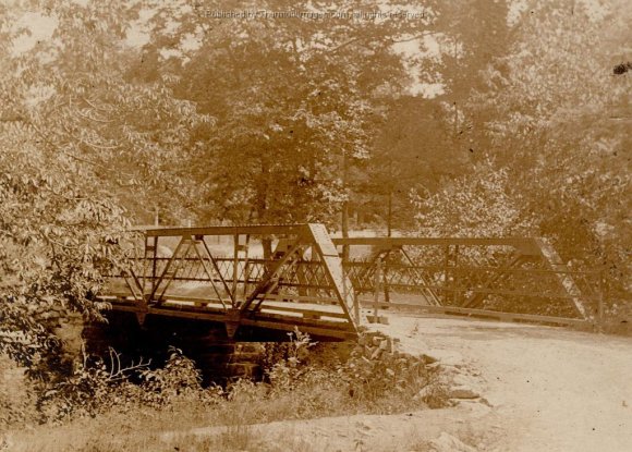 Iron Bridge Postcard 1906-10-06 JAK 001C