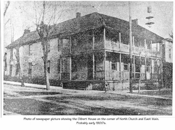 North Church Street & East Main Street, 1900