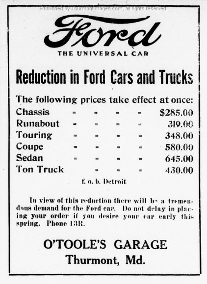 O'Toole's Garage Clarion 1922-02-09 Pg 2