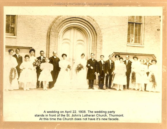 St John's Lutheran Church Wedding 1908 001