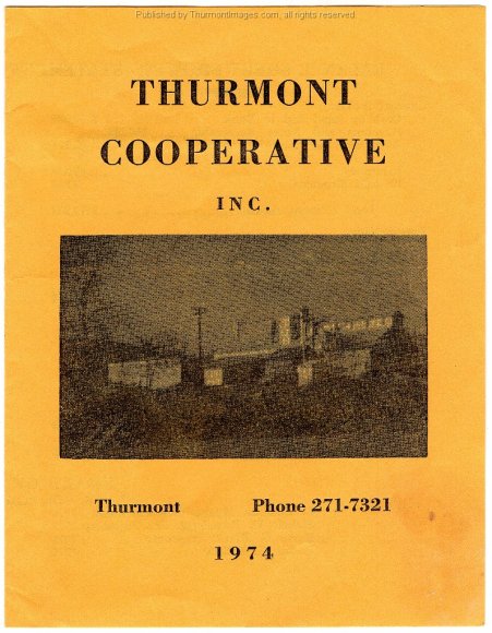 Thurmont Cooperative Annual Report 1974 JAK 001A