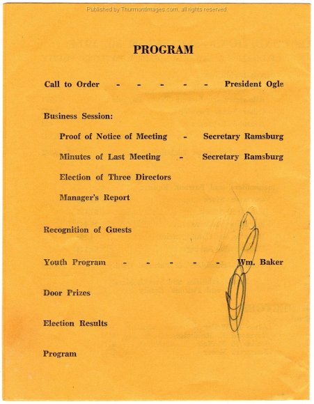 Thurmont Cooperative Annual Report 1974 JAK 001C