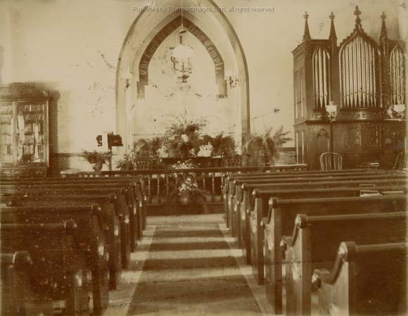 Trinity Reformed Church Interior 1910 001B BuzzM