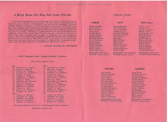 Thurmont-Senior-Little-League-Schedule-1963-2
