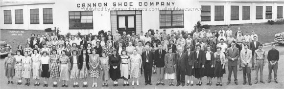 Cannon Shoe Company Employees 1950A LW