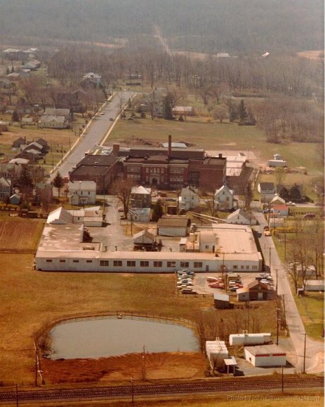 Hoke, Plant from the air