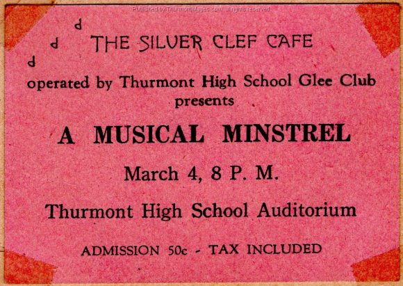 A Musical Minstrel Ticket 03-03 MJB-DB 001